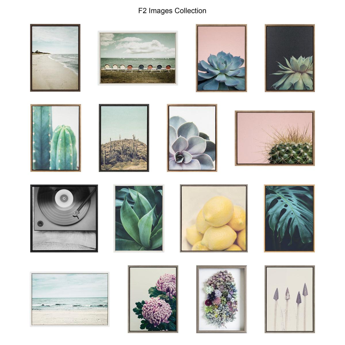Sylvie Beach 2 Framed Canvas by Emiko and Mark Franzen of F2Images