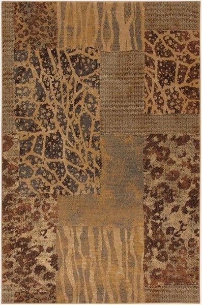 Karastan Carmel Santa Lucia Rug 5'6" x 8'3", Nylon, Chestnut - Rugistan, view 5