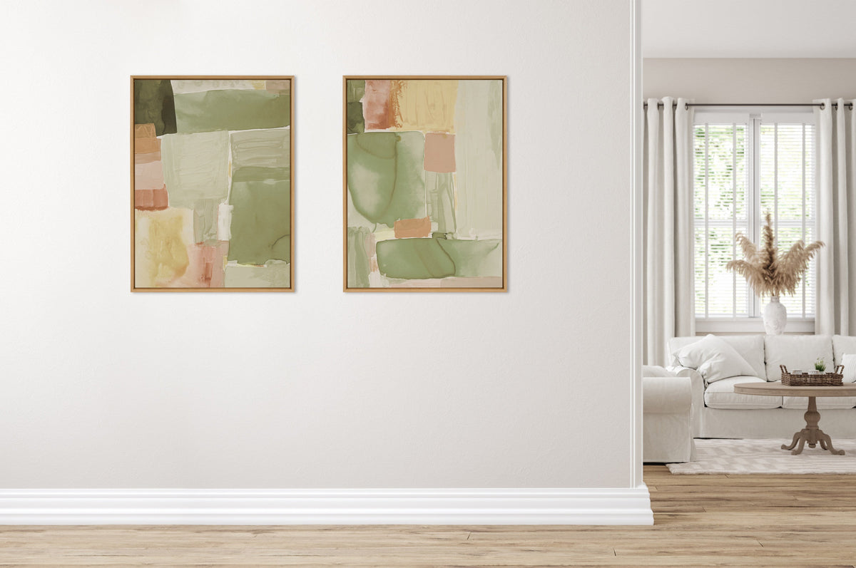 Sylvie United Colors III Framed Canvas by Amy Lighthall