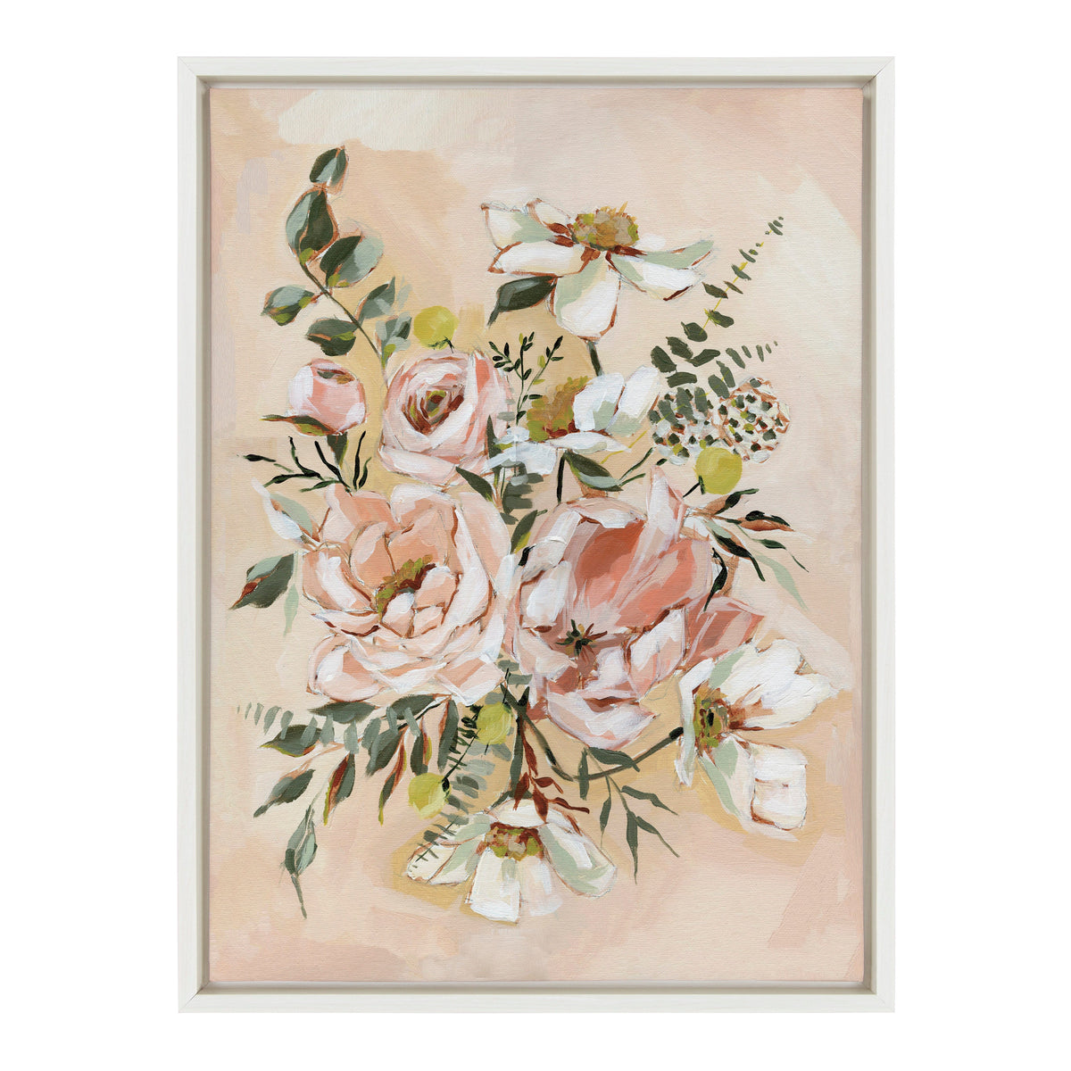 Sylvie Day 22 Framed Canvas by Annie Quigley