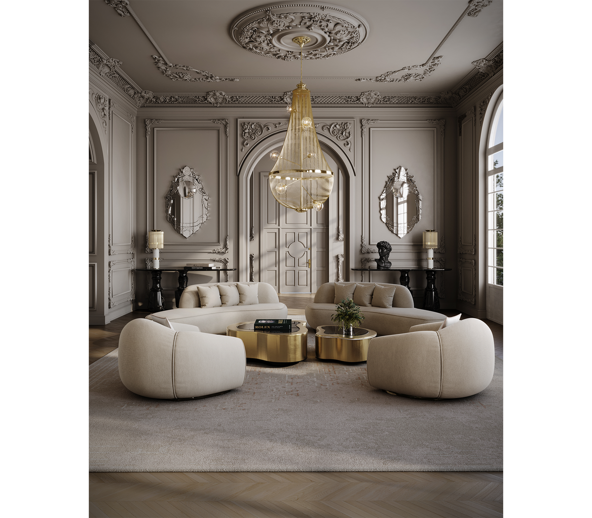 L Chandelier Chandelier by Boca do Lobo – view 9