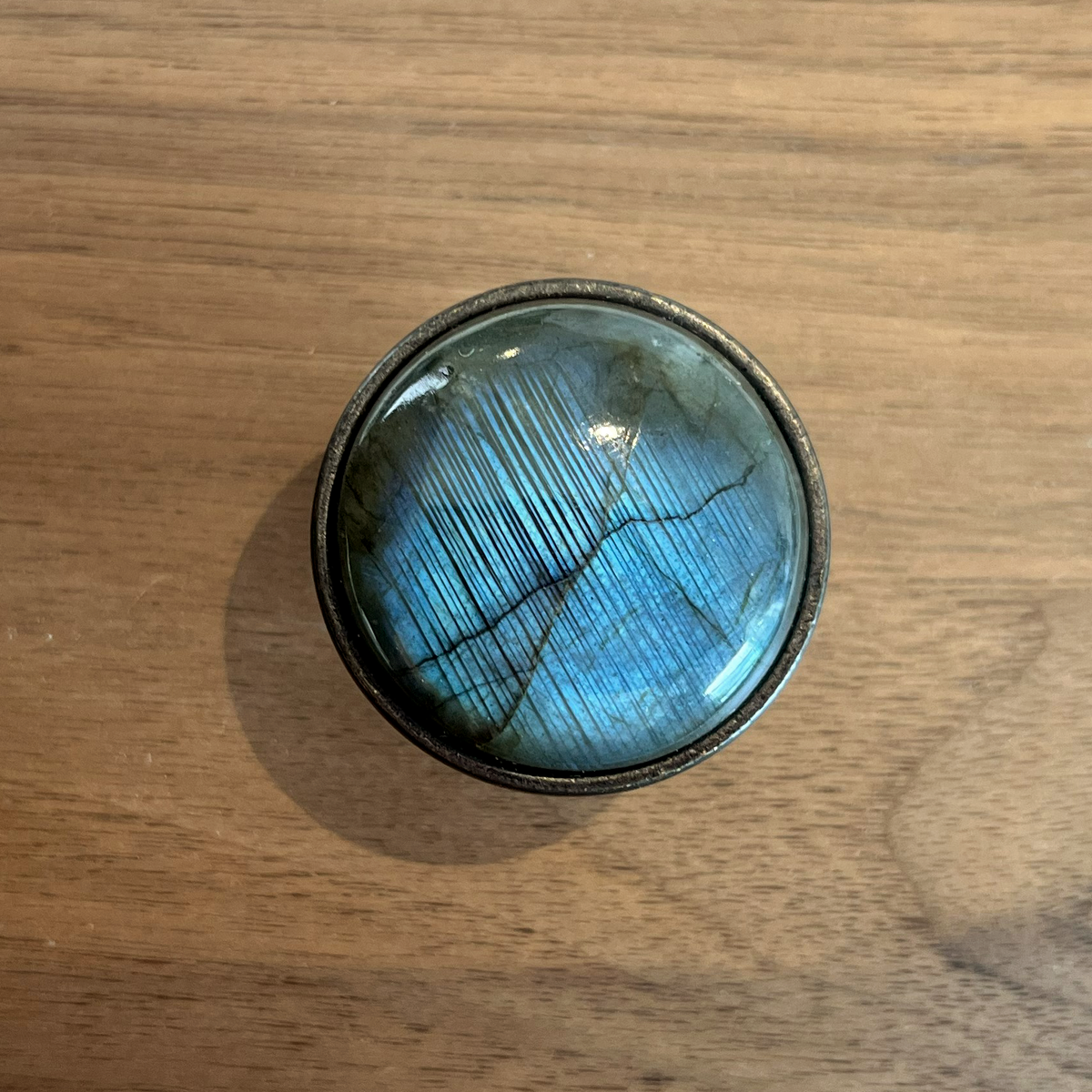 Labradorite Cabinet Knob - Source by Studio Skara, view 3