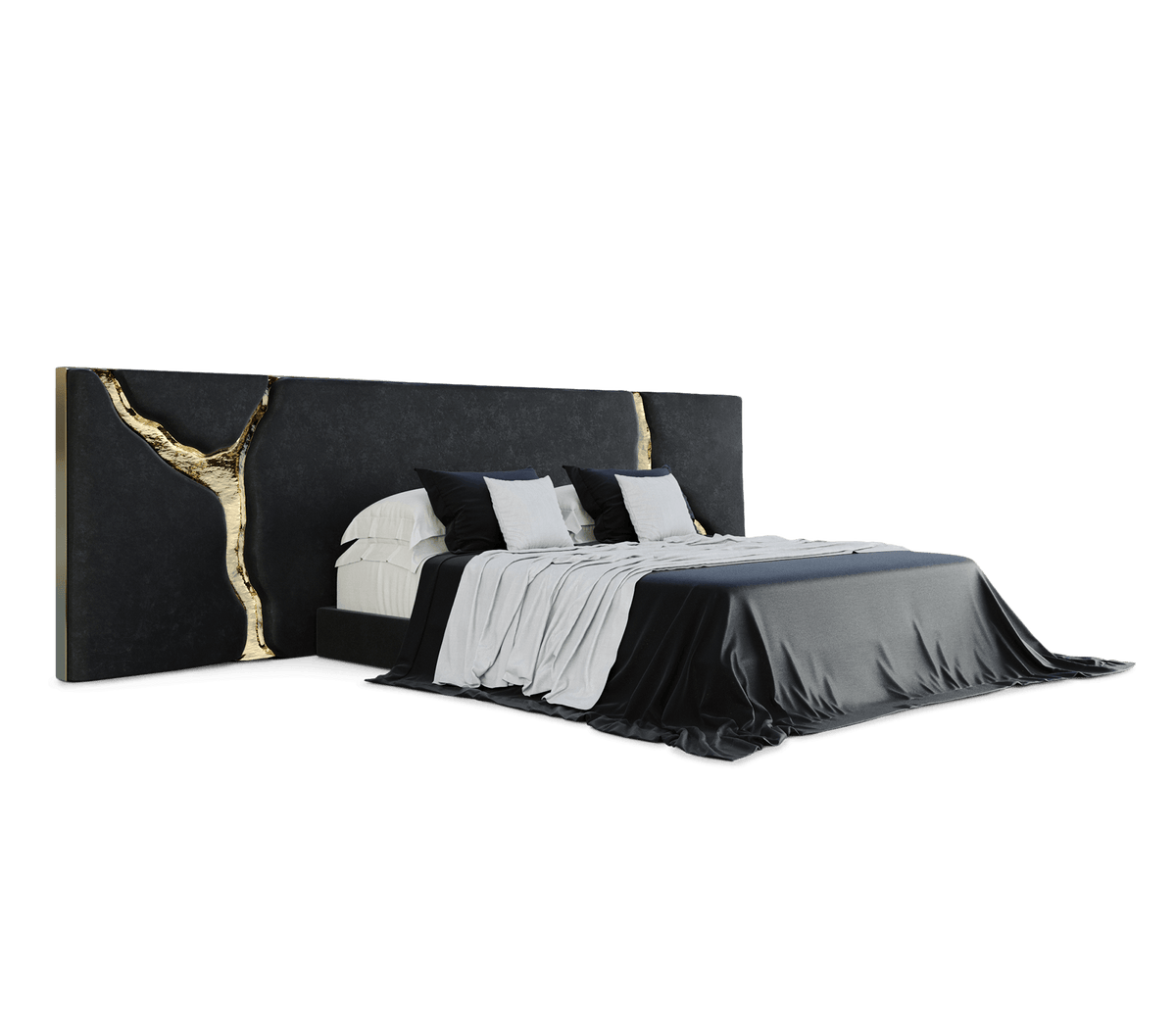 Lapiaz Black Headboard by Boca do Lobo – view 2