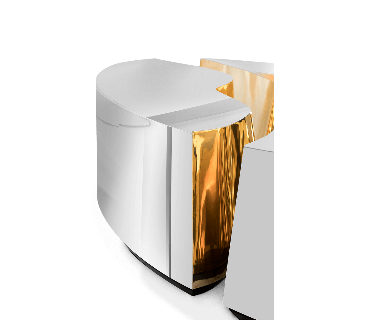 Lapiaz Oval Black Center Table by Boca do Lobo – view 5