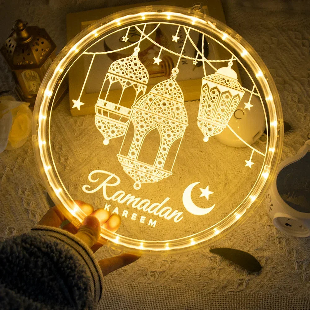 LED Lights - Ramadan Eid Mubarak 12.5cm