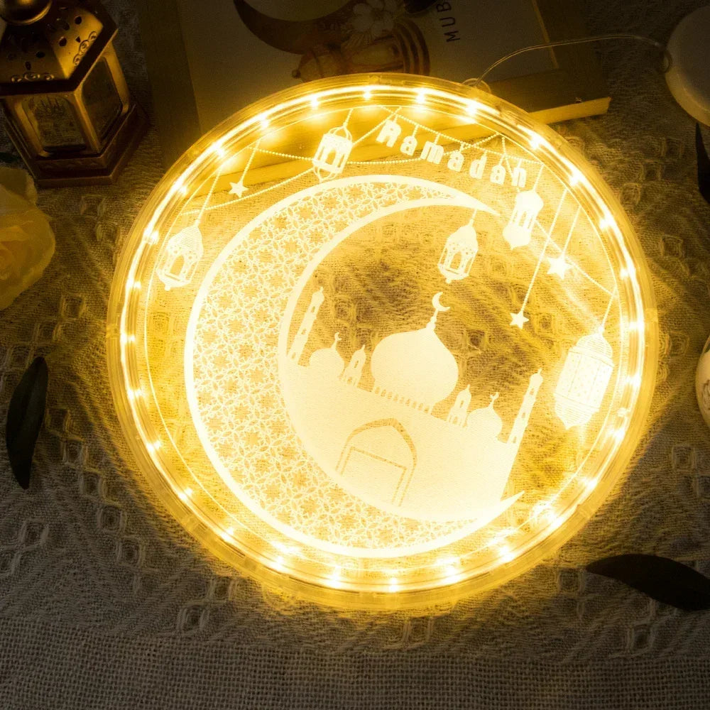 LED Lights - Ramadan Eid Mubarak 12.5cm