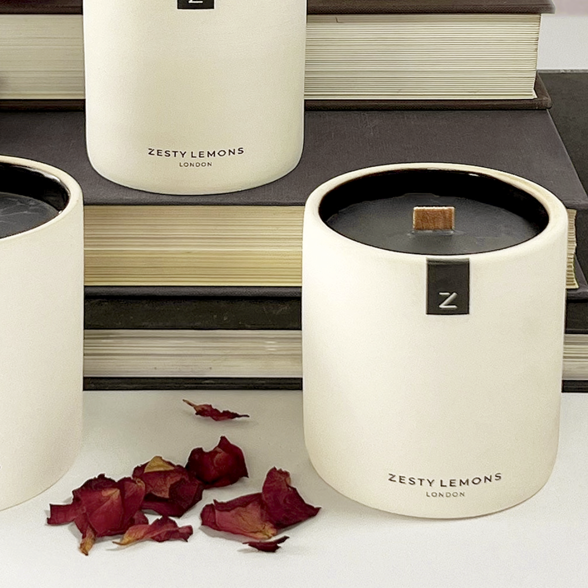 Camille Wood Wick Candle - Source by Studio Skara, view 2