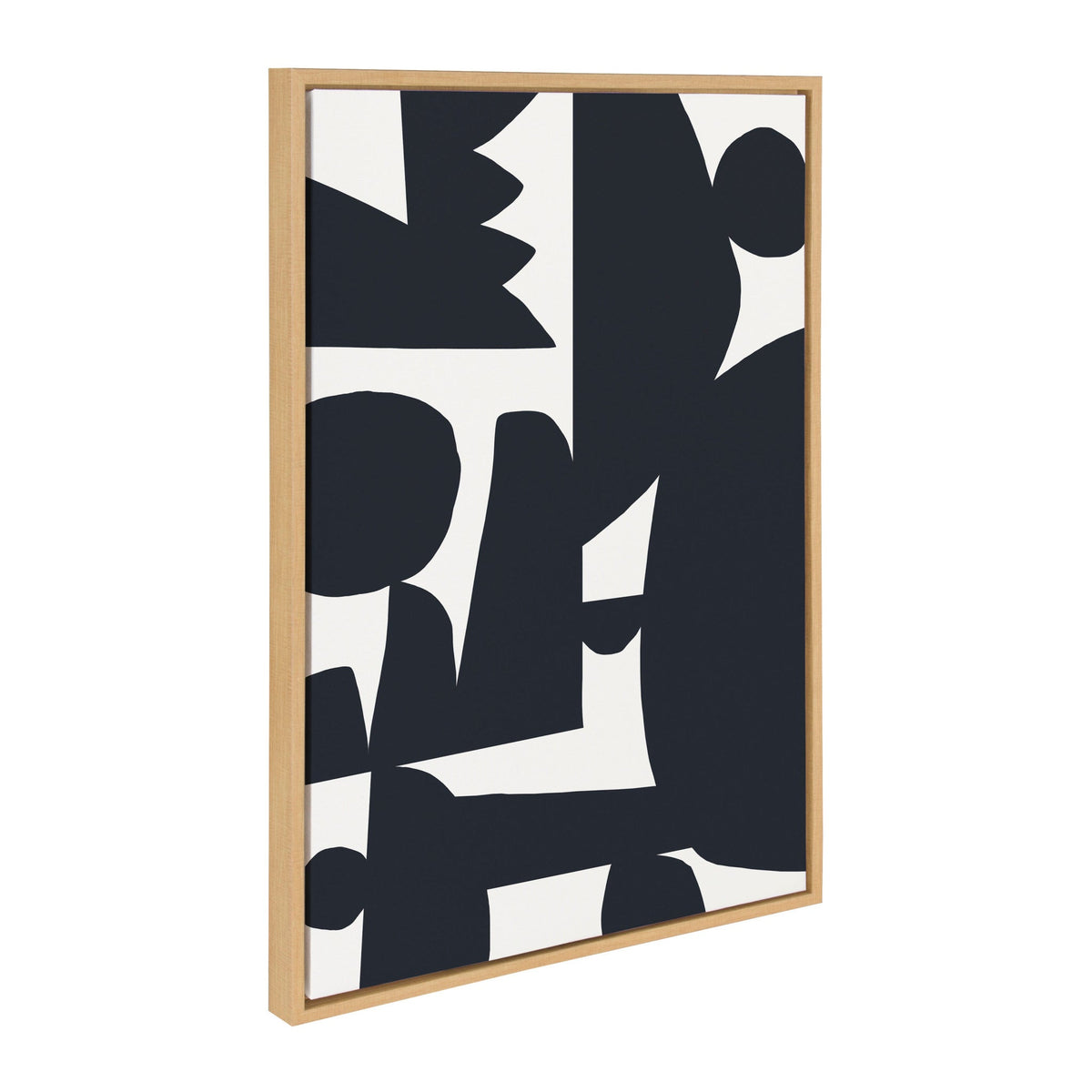Sylvie Quiet Jungle 1 Framed Canvas by Kelly Knaga