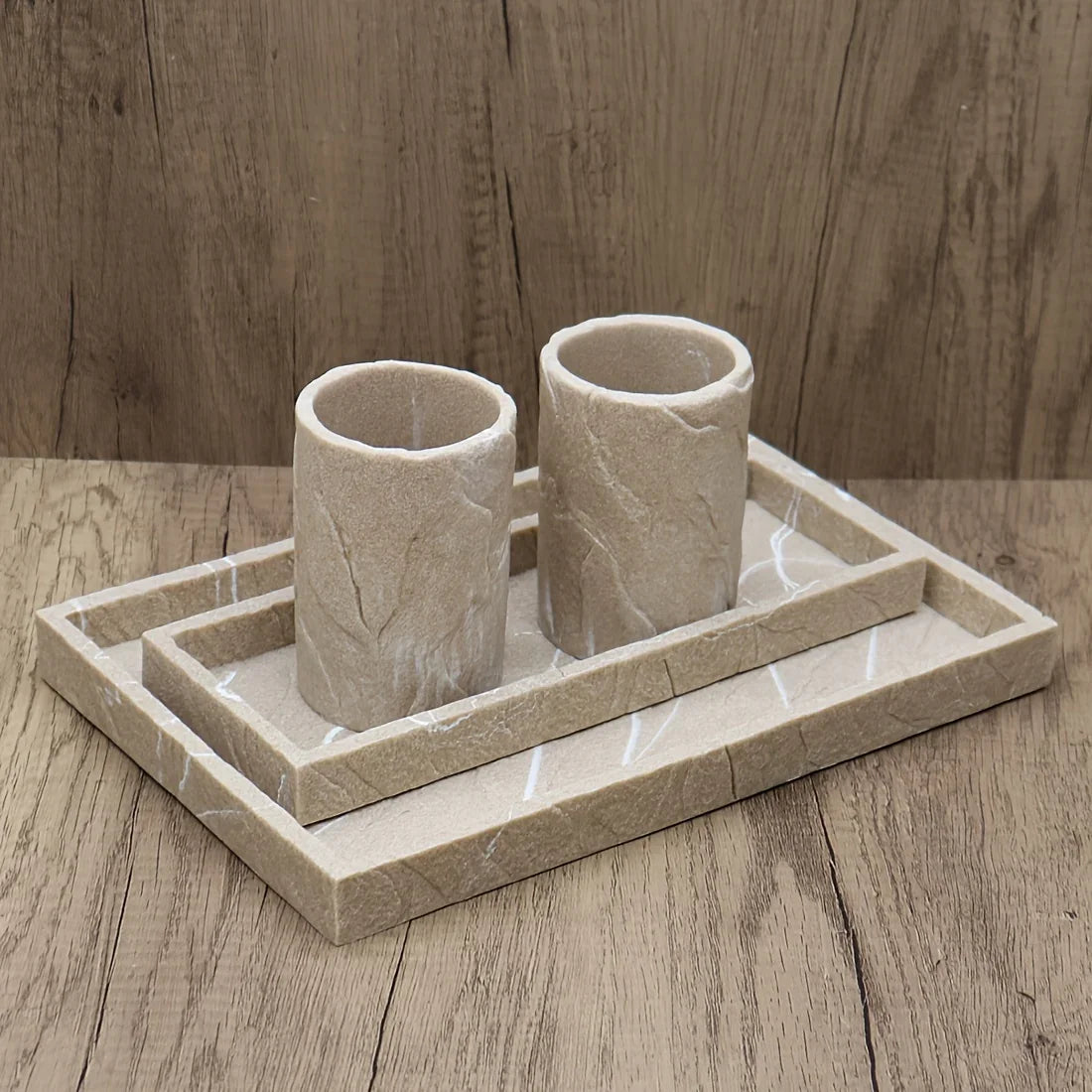 Luxury Bathroom Organizer, Storage Tray for Shampoo And Shower Gel, Sink Tray for Hotel Bathrooms, Home Bathroom Sink Tray, Decorative Tray for Model Room Bathrooms, Bathroom Trays