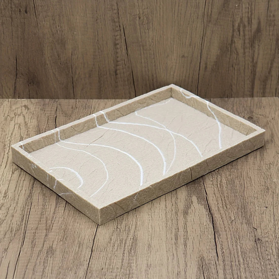 Luxury Bathroom Organizer, Storage Tray for Shampoo And Shower Gel, Sink Tray for Hotel Bathrooms, Home Bathroom Sink Tray, Decorative Tray for Model Room Bathrooms, Bathroom Trays
