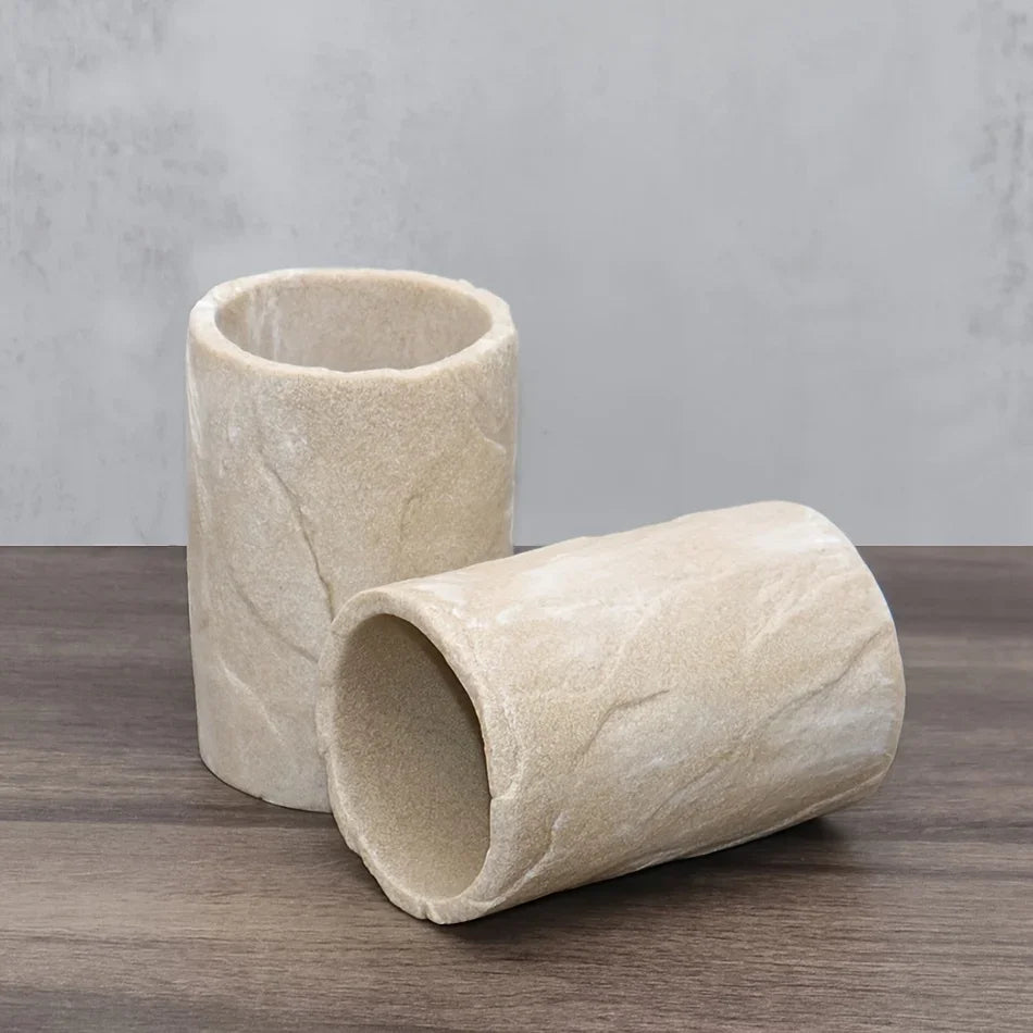 Marble-Patterned Mouthwash Cup, Home Toothbrush Holder, Couple'S Mouthwash Cup for The Bathroom