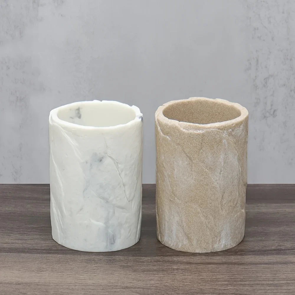 Marble-Patterned Mouthwash Cup, Home Toothbrush Holder, Couple'S Mouthwash Cup for The Bathroom