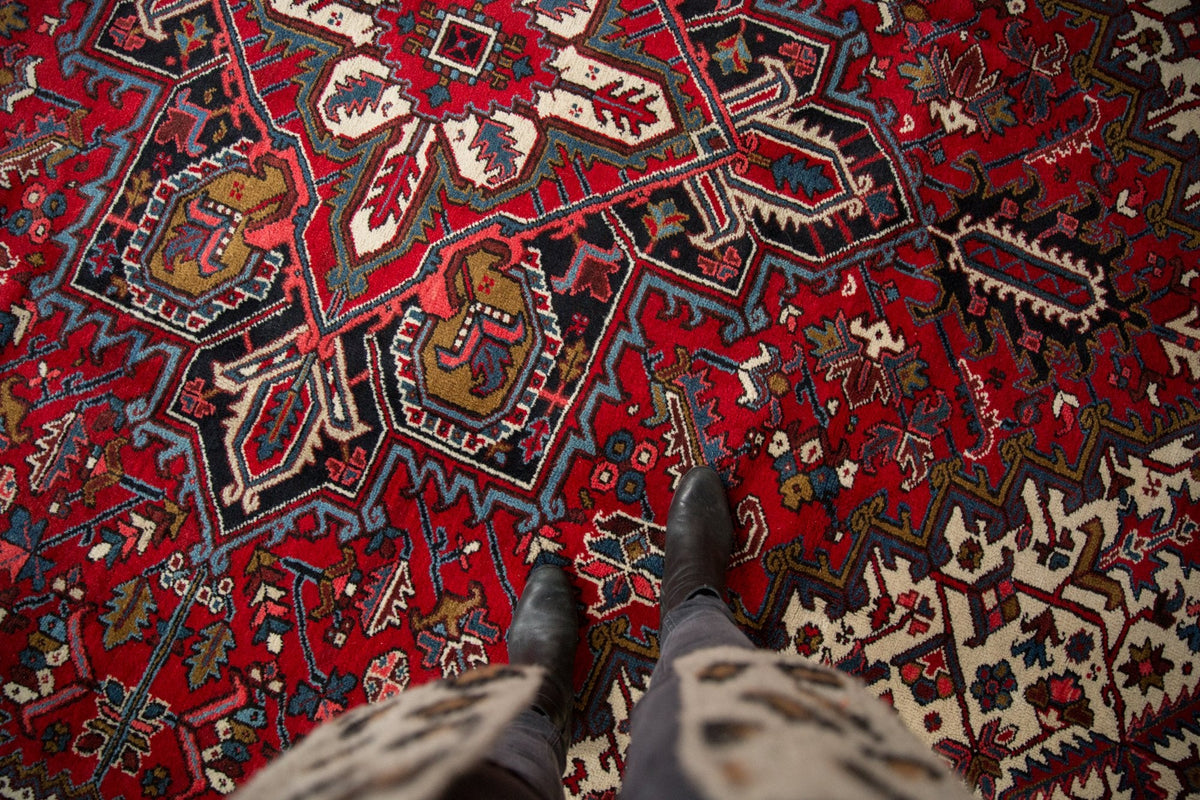 11x12 Vintage Mehrivan Square Carpet