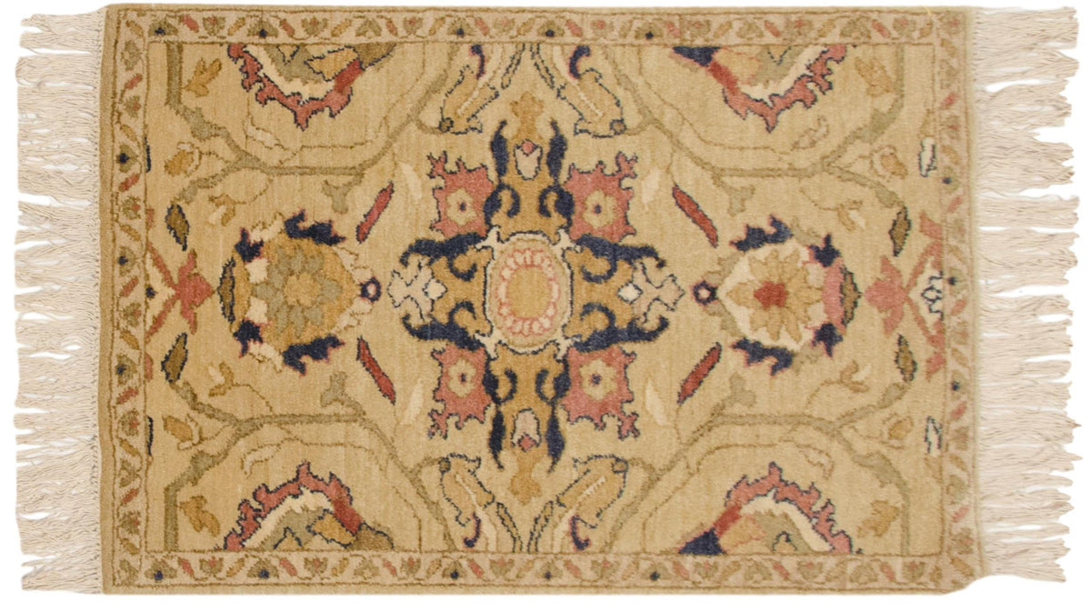 2x3 Vintage Armenian Sultanabad Design Rug Mat