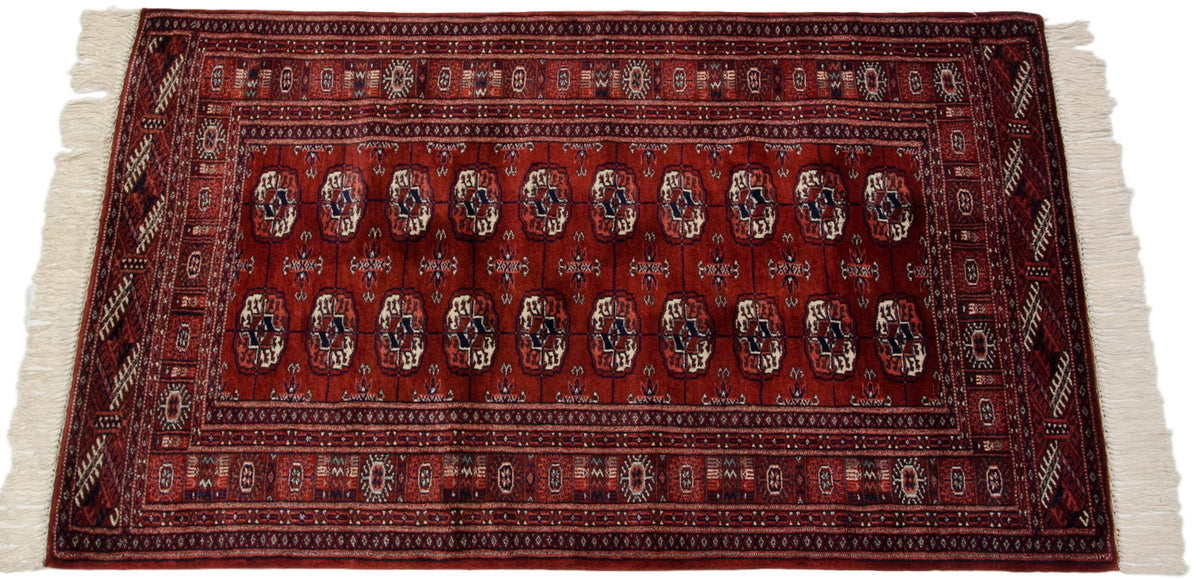 3x5 Vintage Fine Bokhara Rug