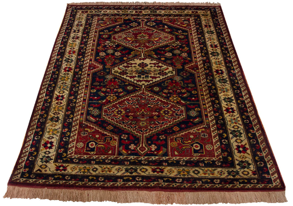 4.5x6.5 Vintage Indian Shiraz Design Rug