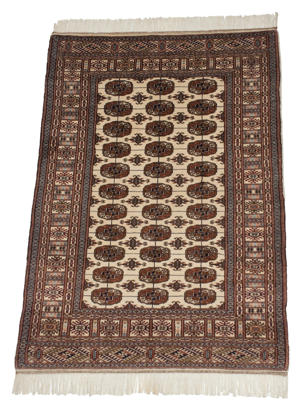 4x6.5 Vintage Fine Bokhara Rug