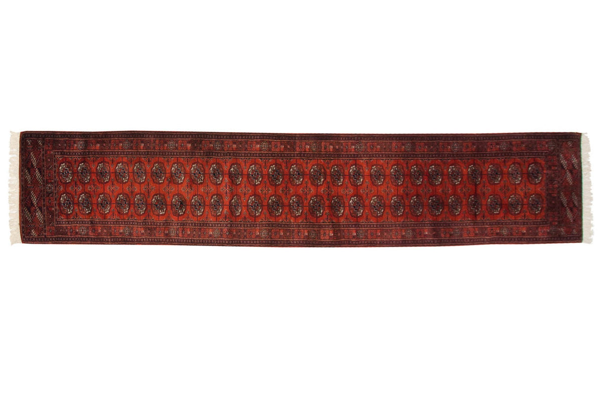 2.5x12.5 Vintage Fine Bokhara Rug Runner