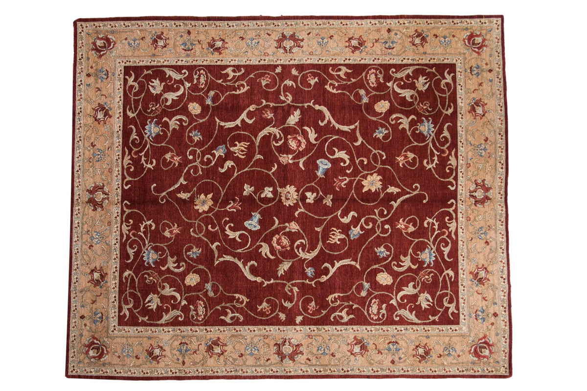 8x10 Vintage Armenian Arts And Crafts Design Carpet