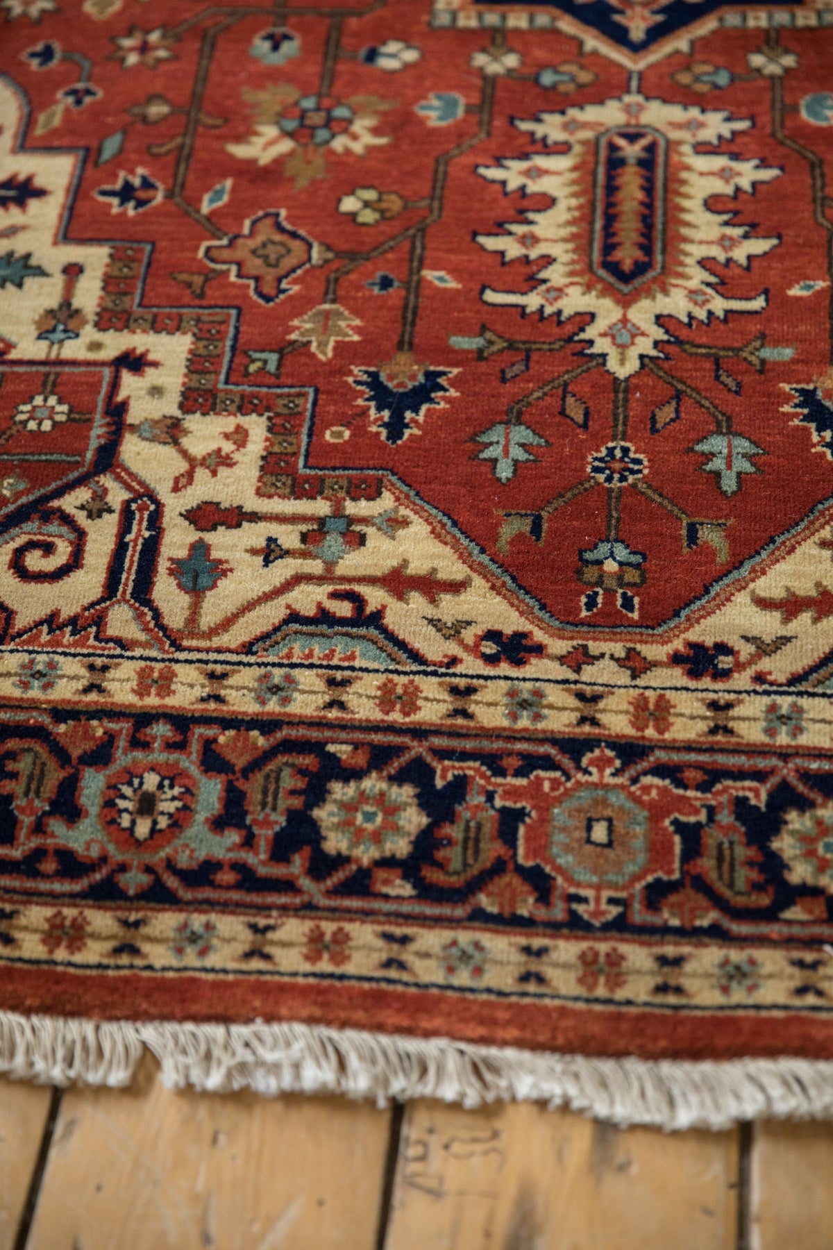 4x12 Indian Heriz Design Rug Runner
