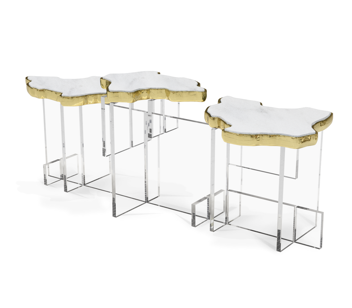 Monet XL Carrara Side Table by Boca do Lobo – view 2