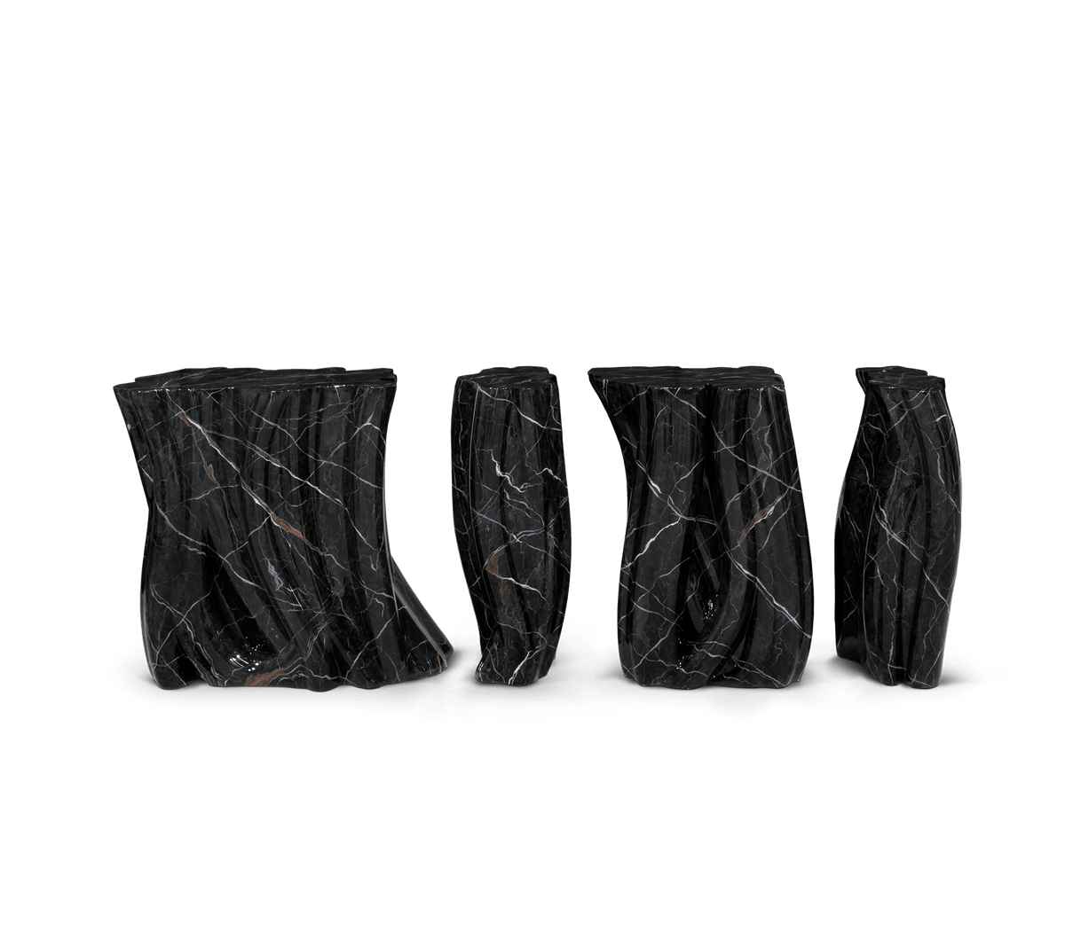 Monochrome Faux-marble Console by Boca do Lobo – view 2