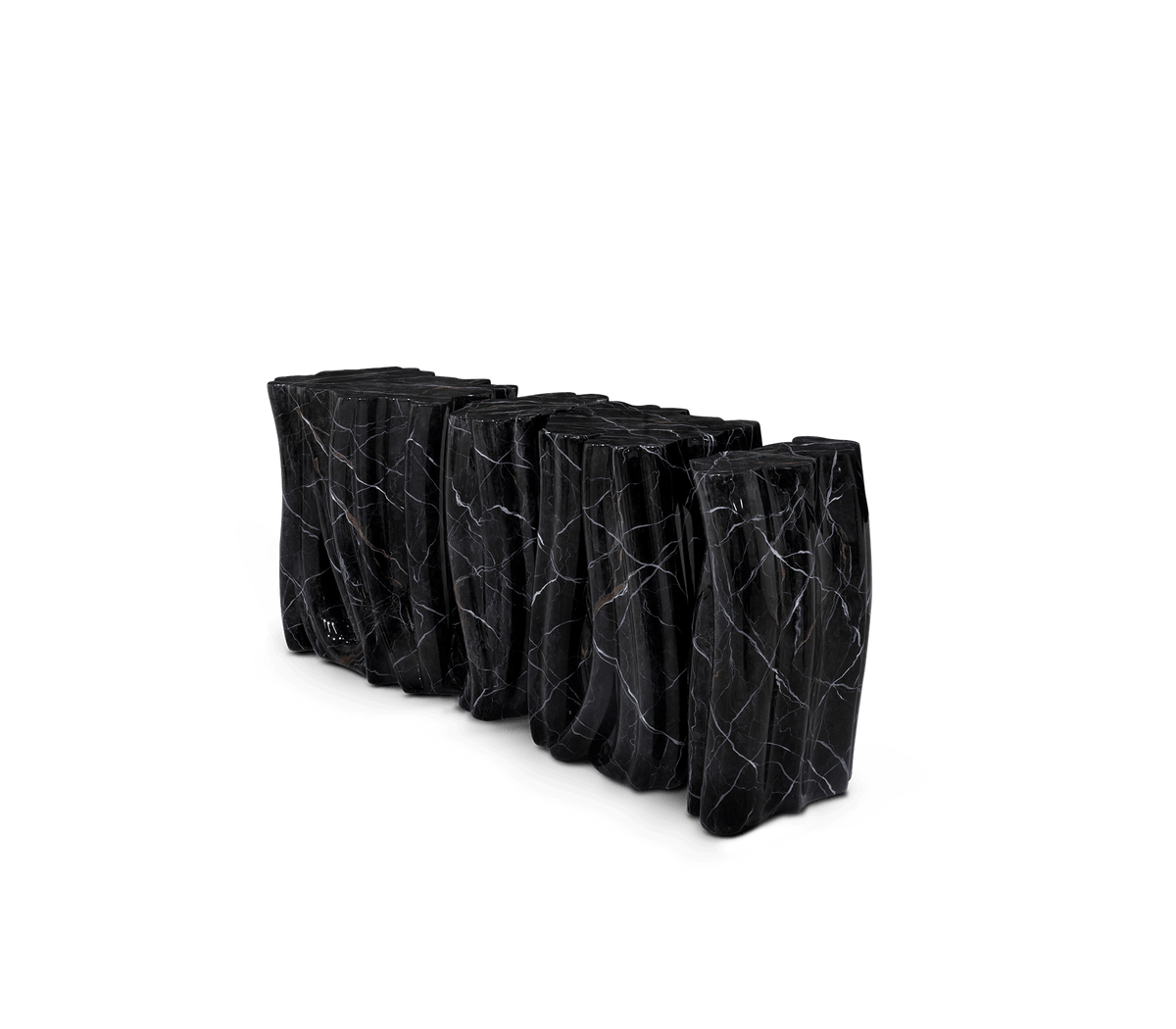 Monochrome Faux-marble Console by Boca do Lobo – view 3