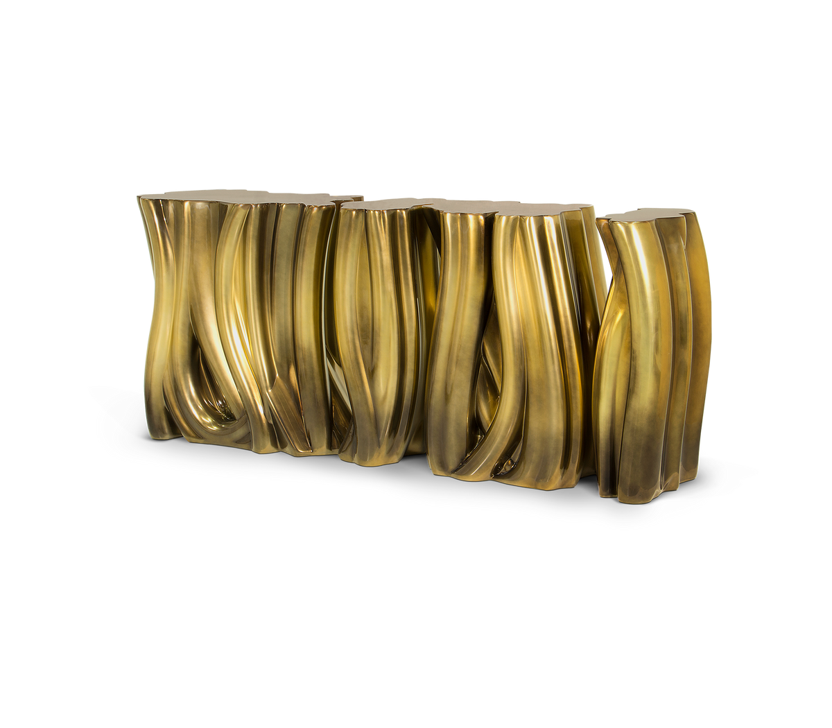 Monochrome Gold Gradient Console by Boca do Lobo – view 2