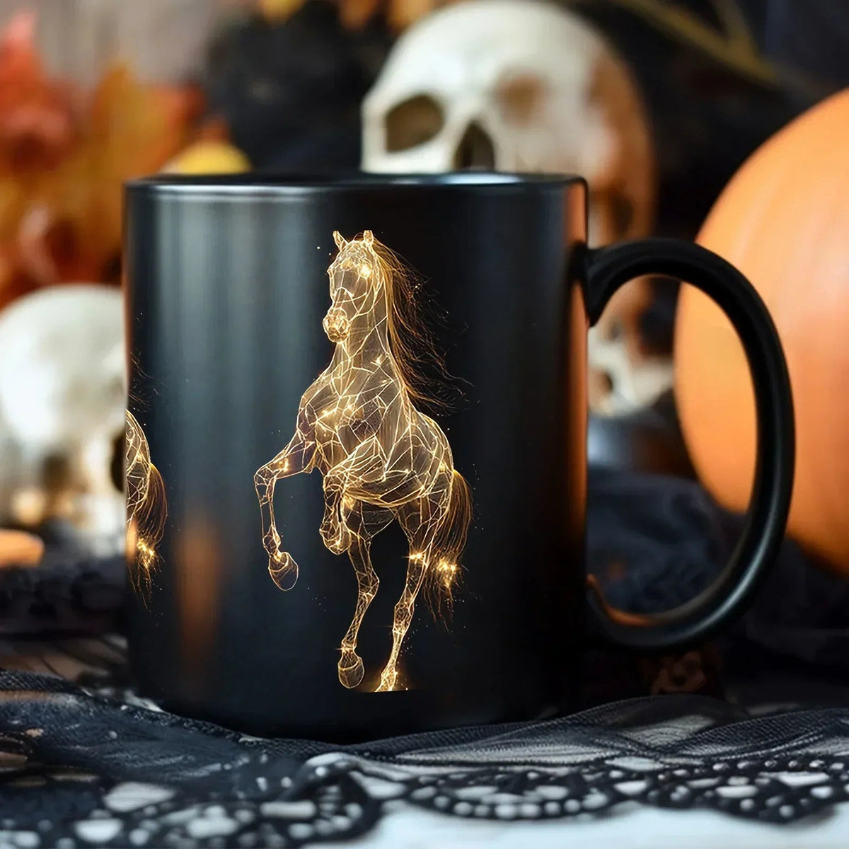 Mug - Dishwasher Safe Ceramic Golden