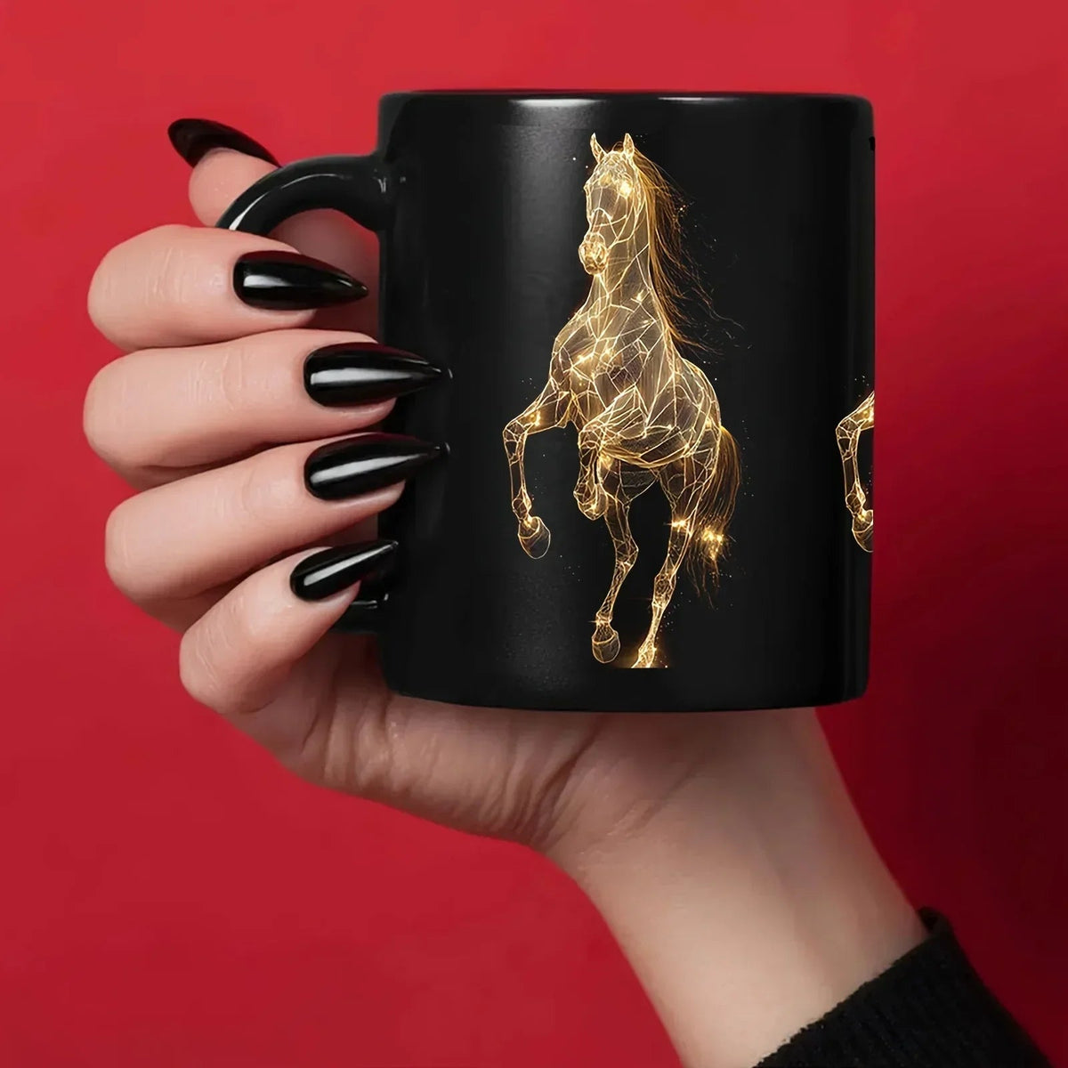 Mug - Dishwasher Safe Ceramic Golden