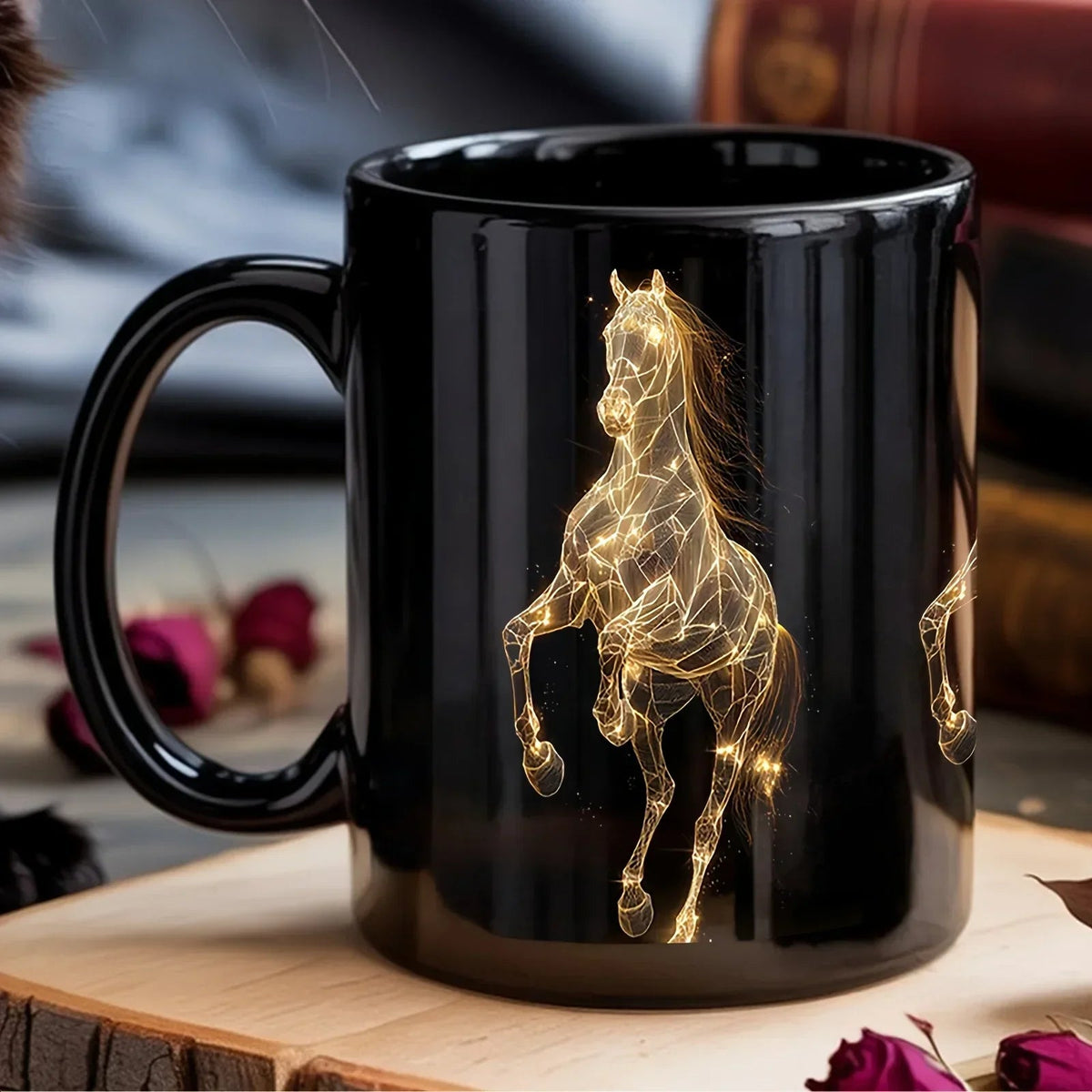 Mug - Dishwasher Safe Ceramic Golden