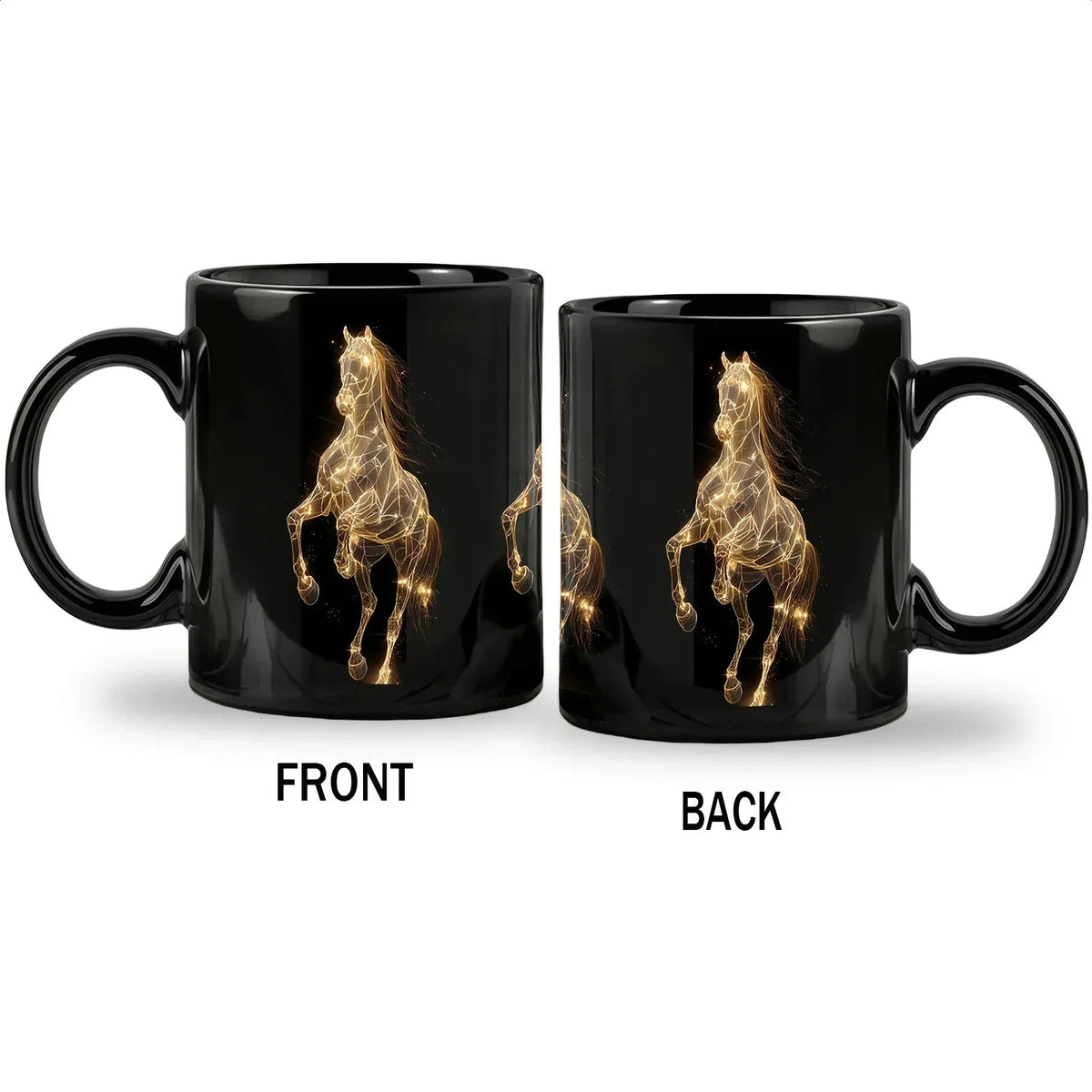 Mug - Dishwasher Safe Ceramic Golden
