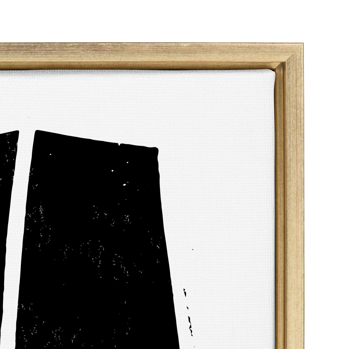 Sylvie Colliding Shapes Framed Canvas by Statement Goods