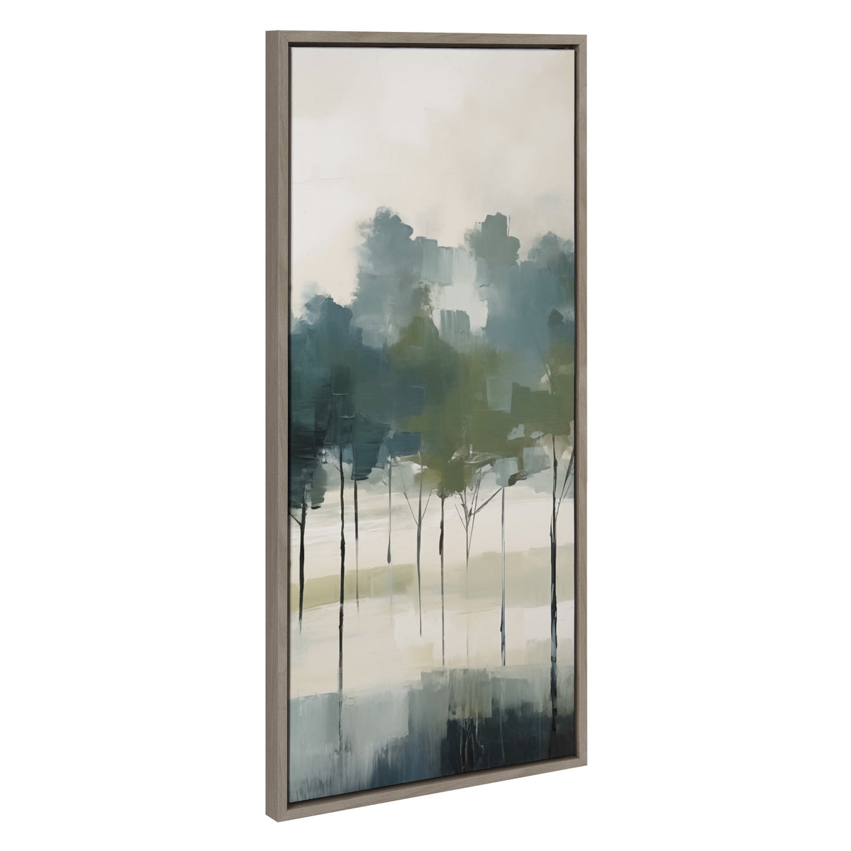 Sylvie Whispering Trees I Framed Canvas by Amy Lighthall