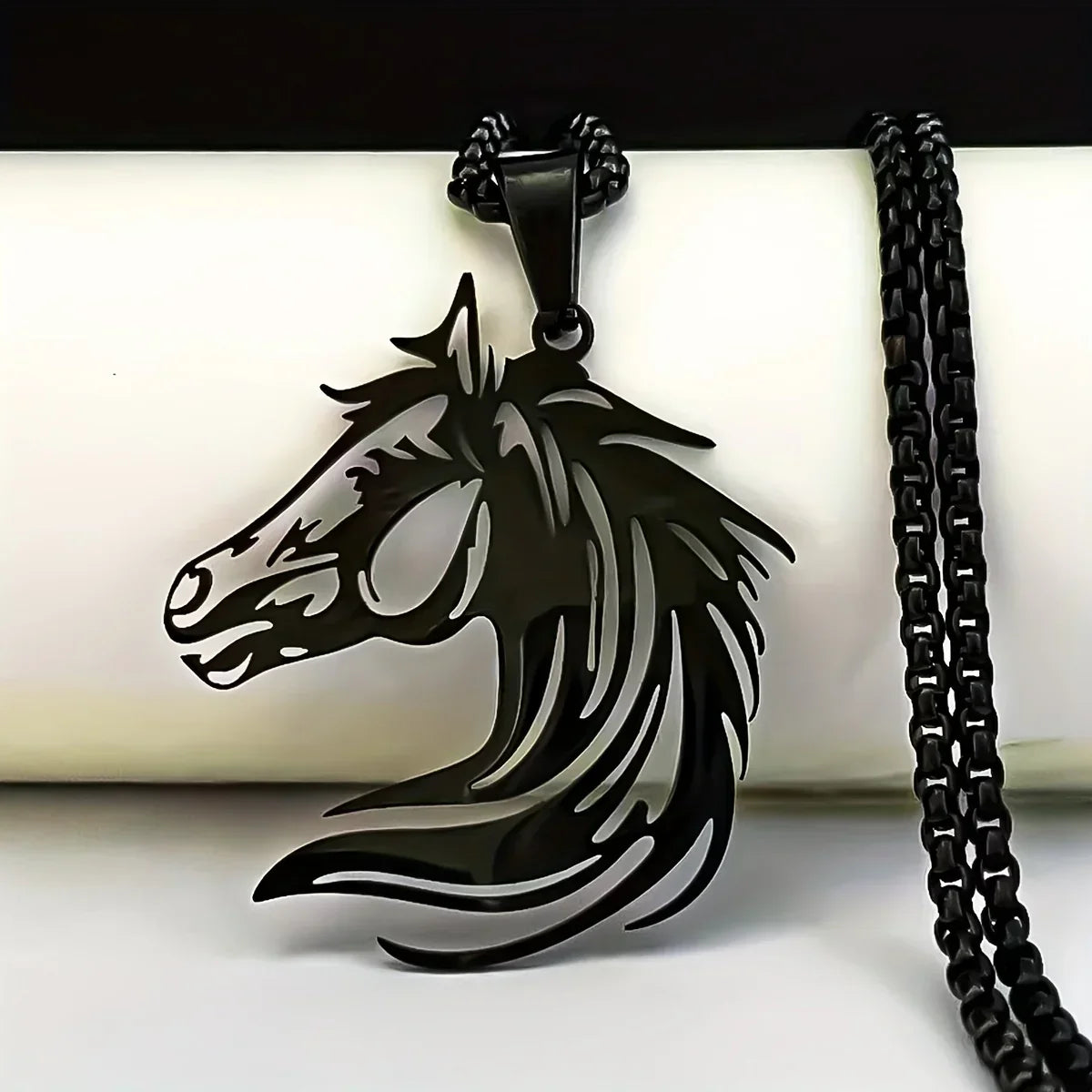 Necklace - Golden Stainless Steel Pendant