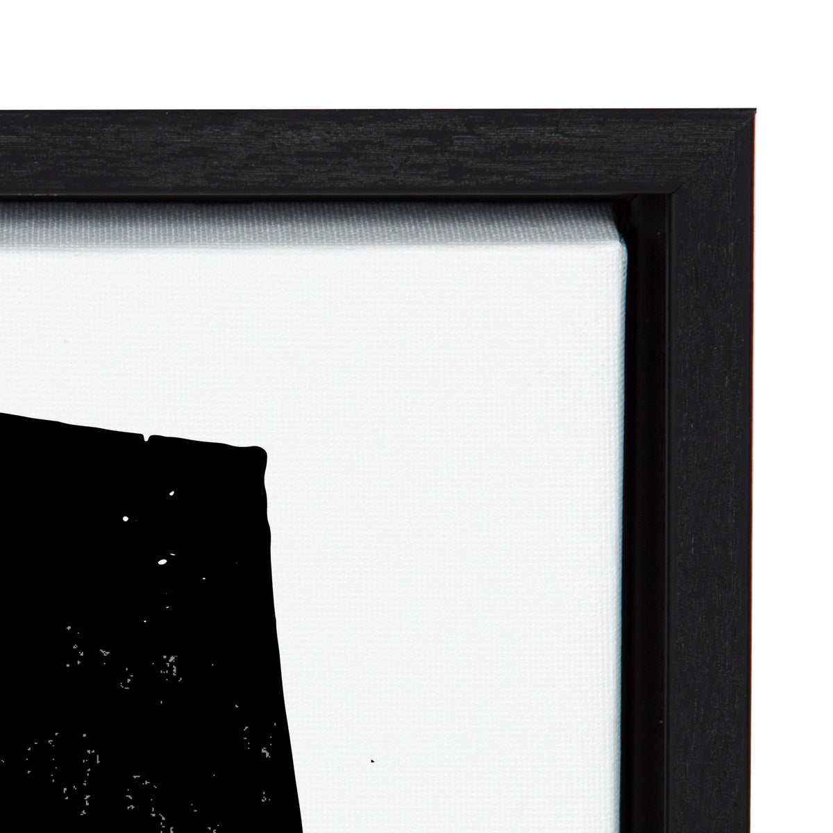 Sylvie Colliding Shapes Framed Canvas by Statement Goods