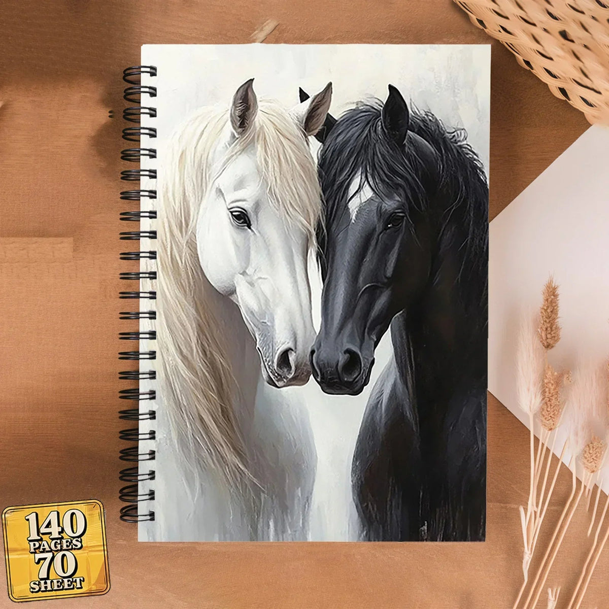 Notebook - Spiral Bound Horse Cover