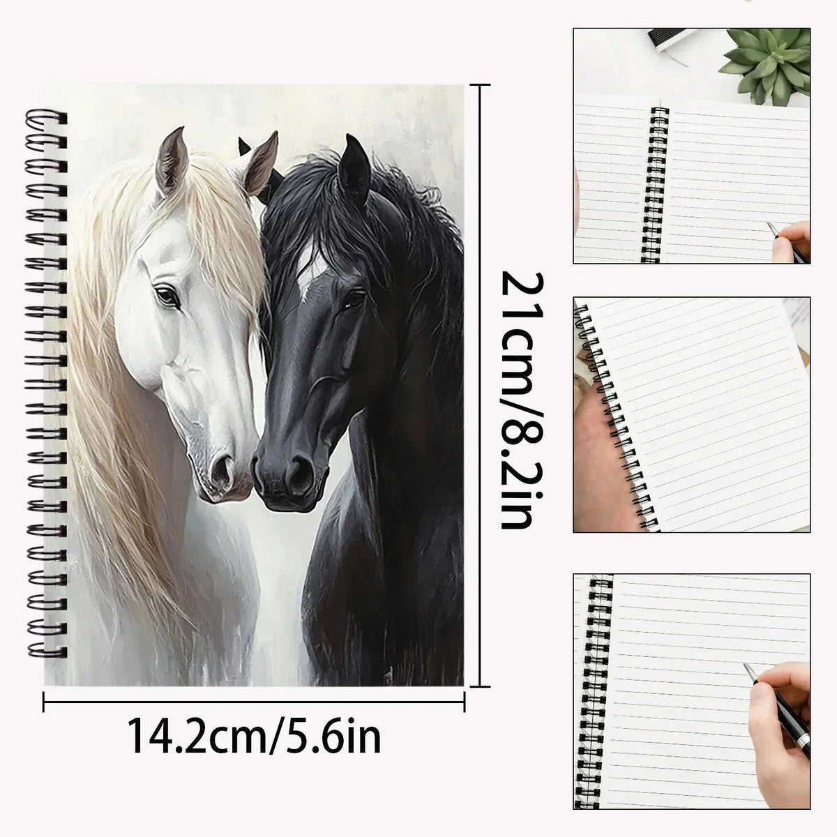 Notebook - Spiral Bound Horse Cover