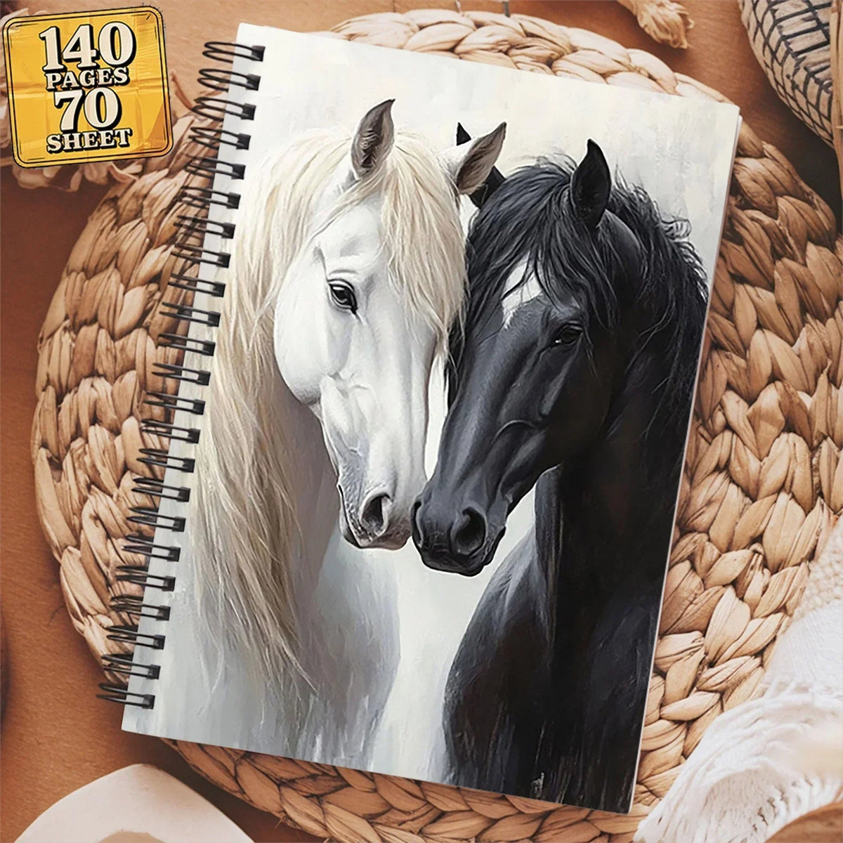 Notebook - Spiral Bound Horse Cover