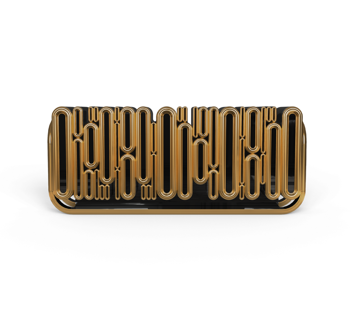 Oblong Aged Gold Sideboard by Boca do Lobo