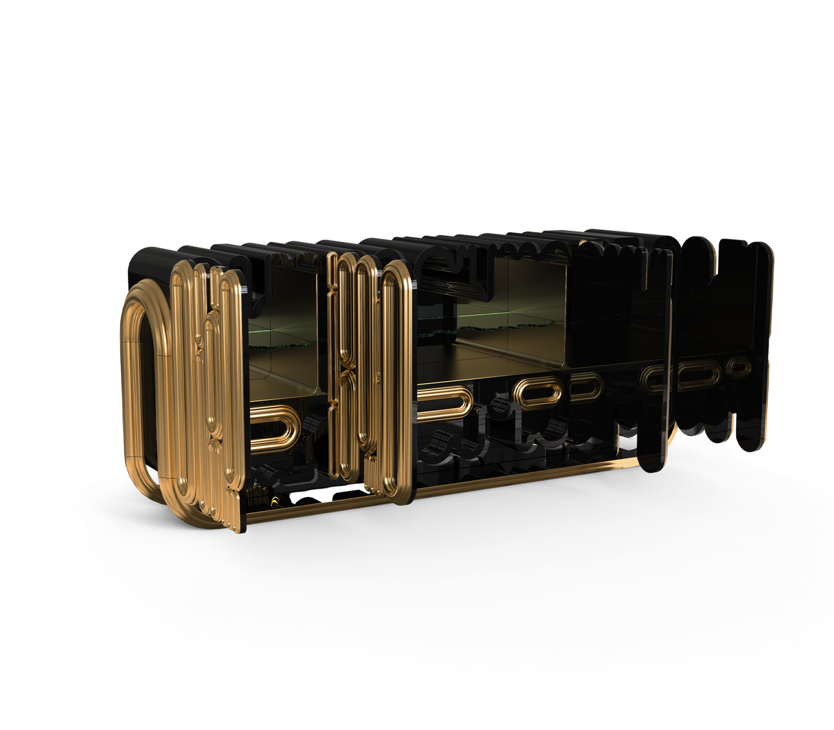Oblong Aged Gold Sideboard by Boca do Lobo – view 3