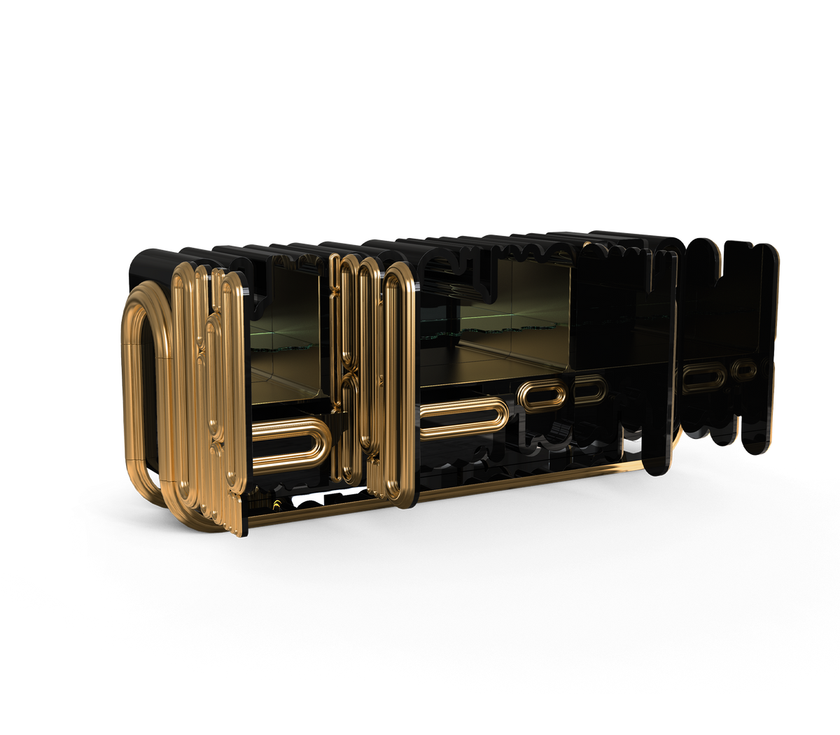 Oblong Aged Gold Sideboard by Boca do Lobo – view 4