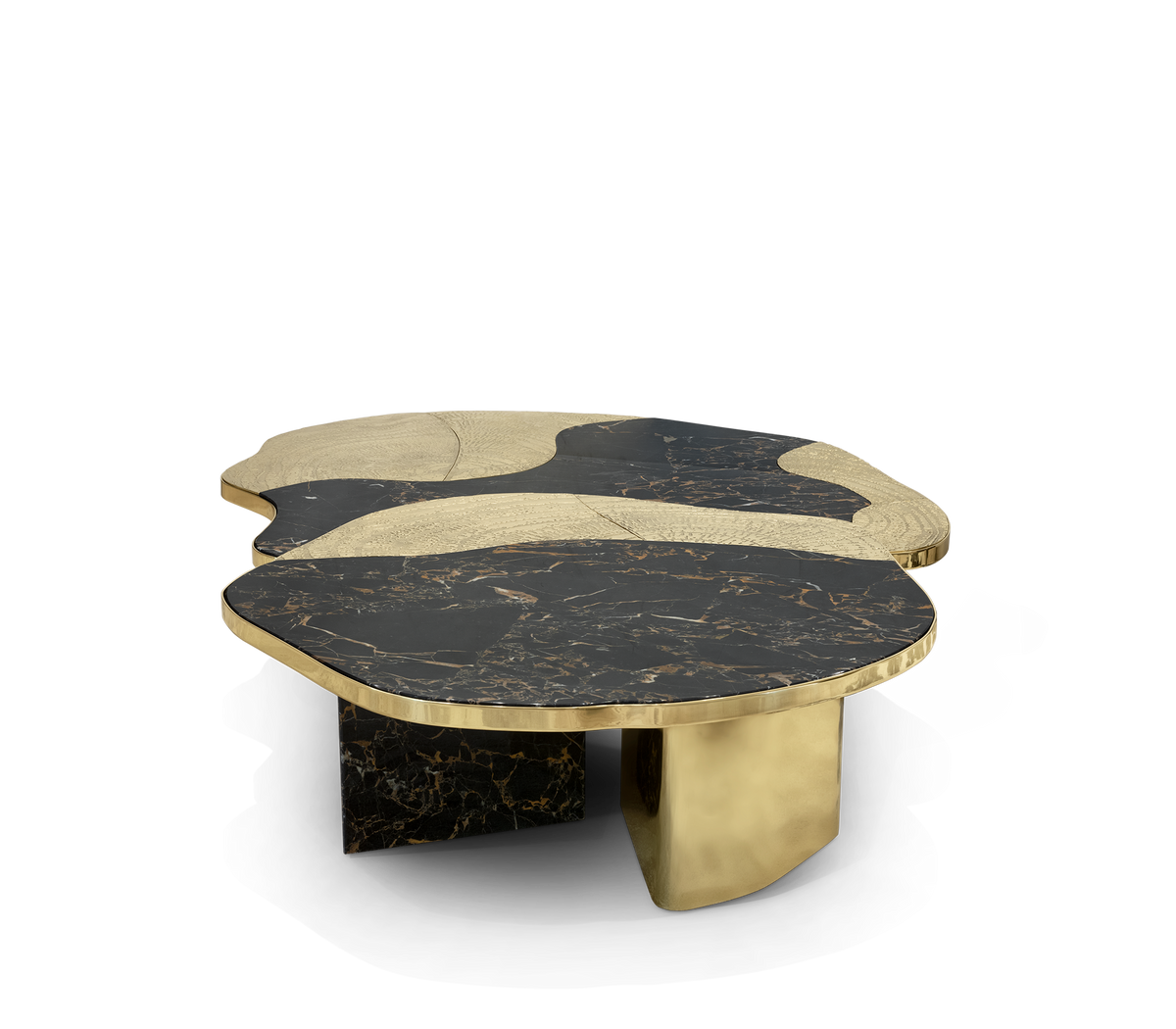 Ophelia Portoro Marble Center Table by Boca do Lobo – view 3