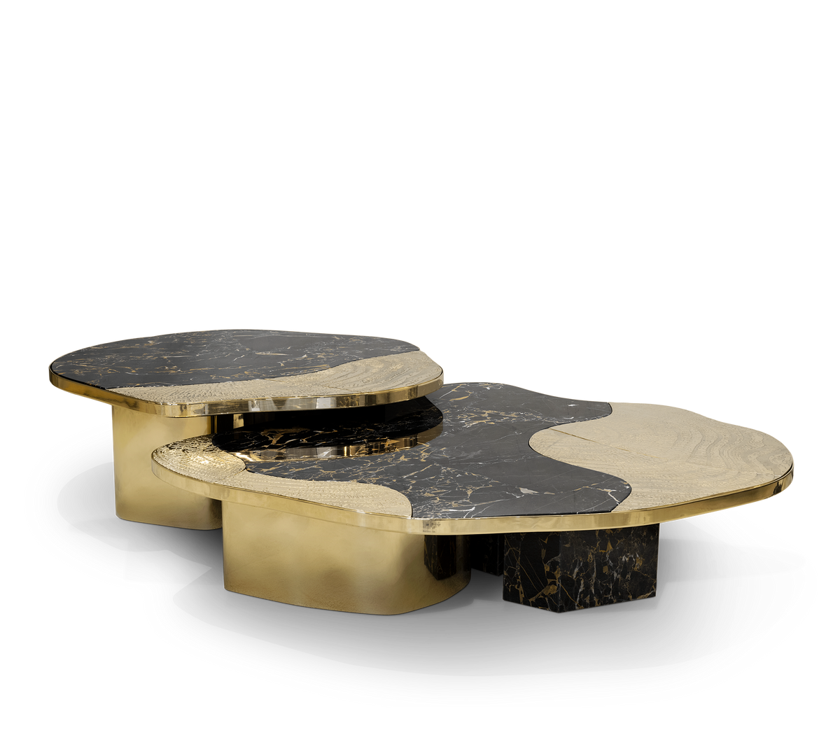 Ophelia Portoro Marble Center Table by Boca do Lobo – view 4