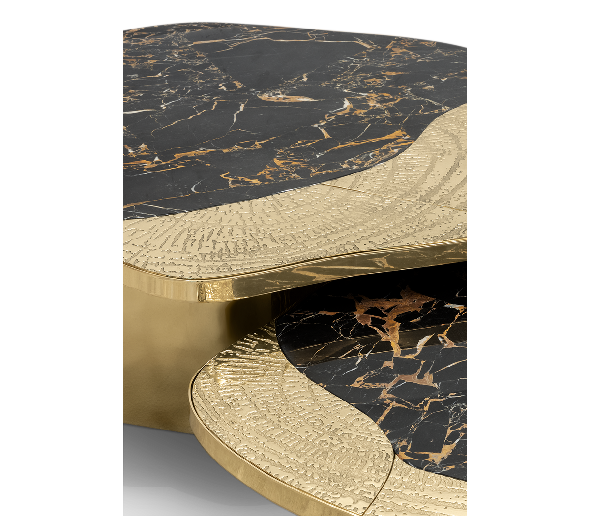 Ophelia Portoro Marble Center Table by Boca do Lobo – view 7