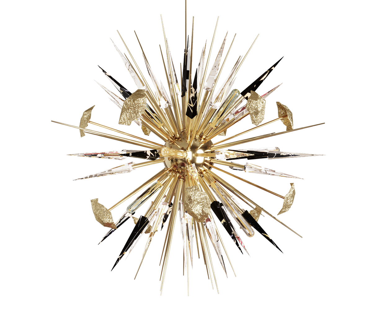 Outburst Black Chandelier by Boca do Lobo – view 2