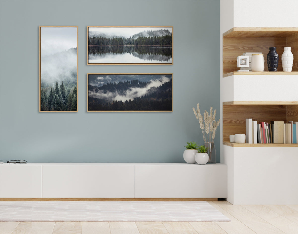 Sylvie Still Reflection Framed Canvas by Emiko and Mark Franzen of F2Images