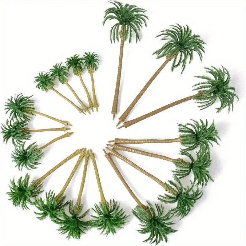 Palm Tree - Realistic Green Plastic