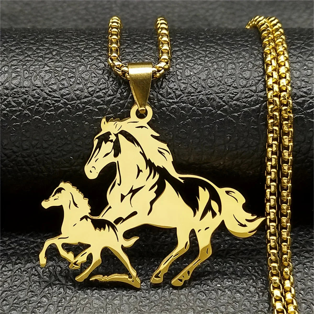 Pendant Necklace - Stainless Steel Animal Lover