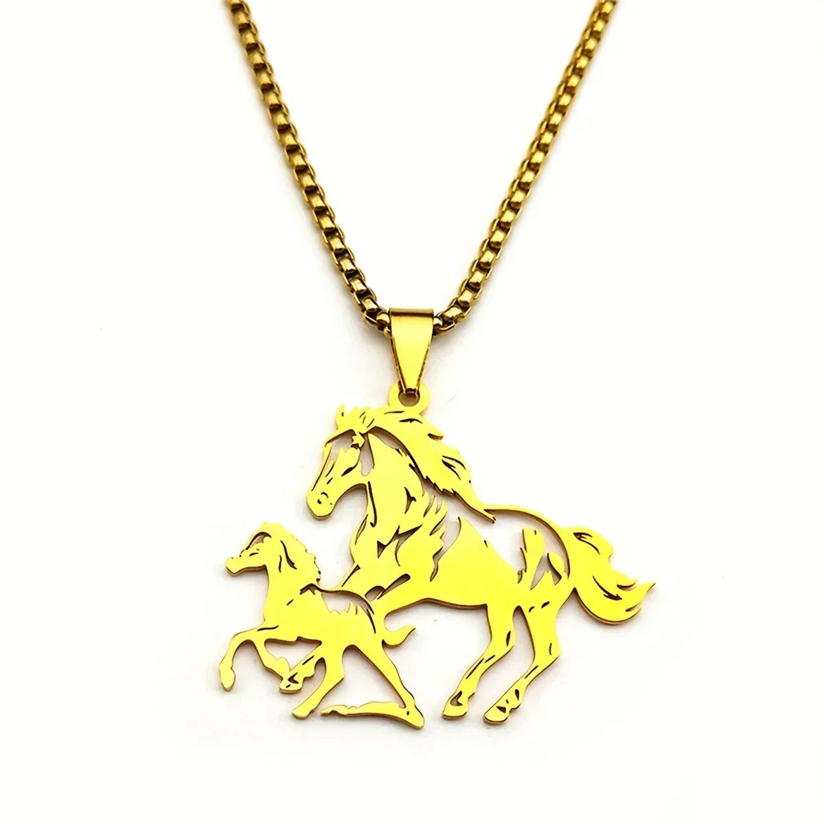 Pendant Necklace - Stainless Steel Animal Lover